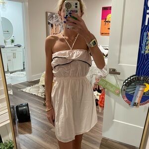 Vintage Roxy quiksilver polka dot mini skirt